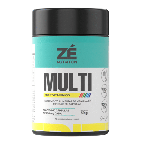 embalagem deum multivitamínico de 39g em fundo branco