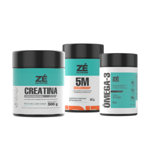 kit creatina 5M e ômega-3