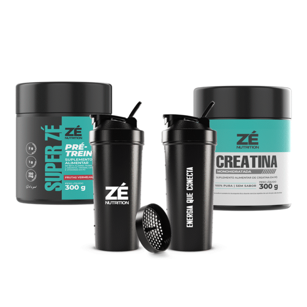 KIT CREATINA, PRÉ-TREINO E COQUETELEIRA - Imagem 3